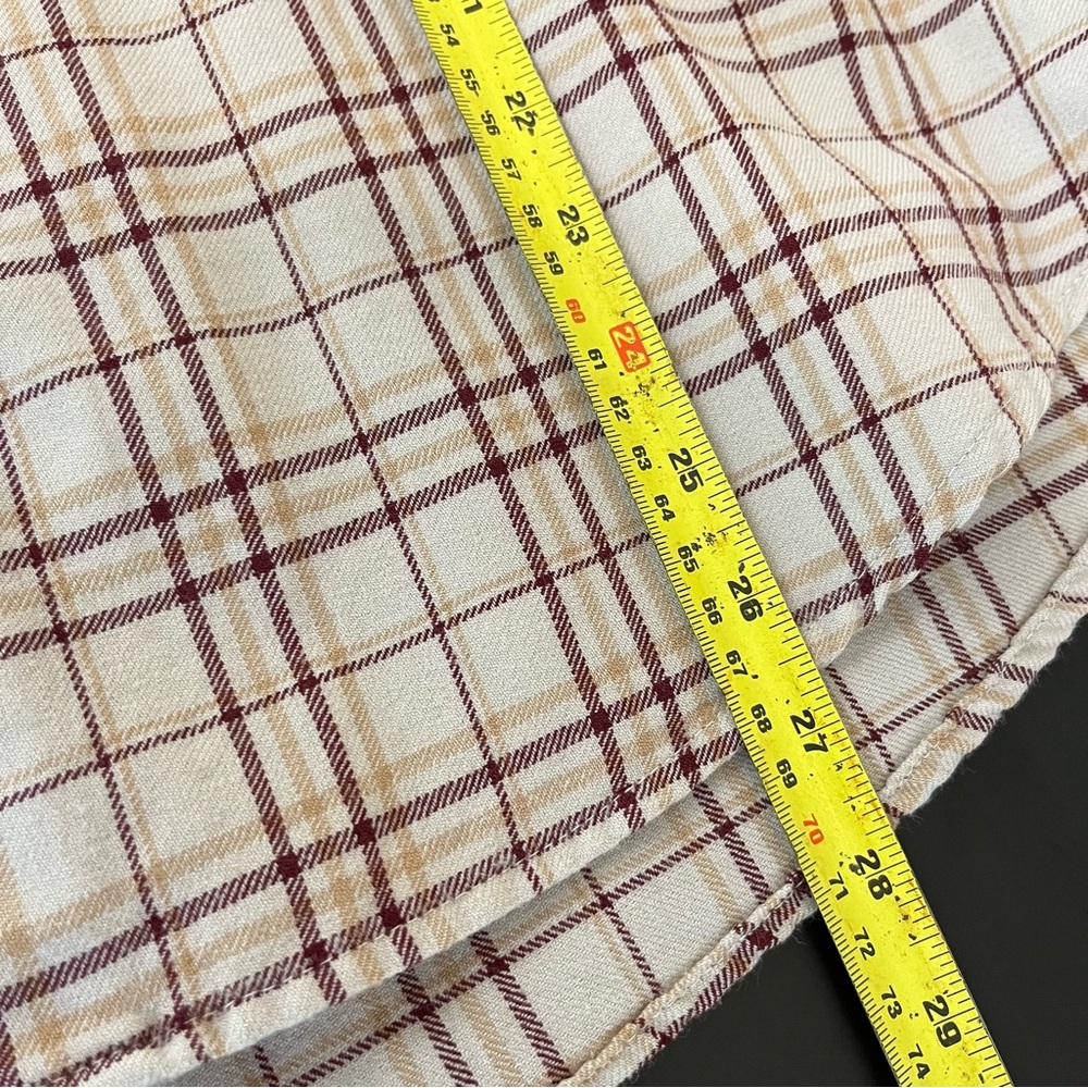 Pendleton Jasper 100% Wool Plaid Button Up Shirt *Flaw* Large - Picture 12 of 12